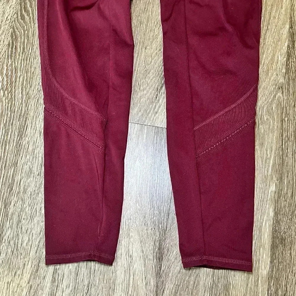 Womens Tangerine Red Leggings - M - Picture 3 of 8